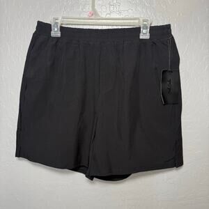 Bad Birdie Mens Lined Range Short, Black, L